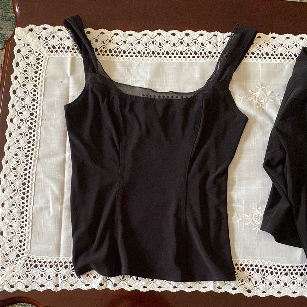 CAbi Elegant Black Women's Top